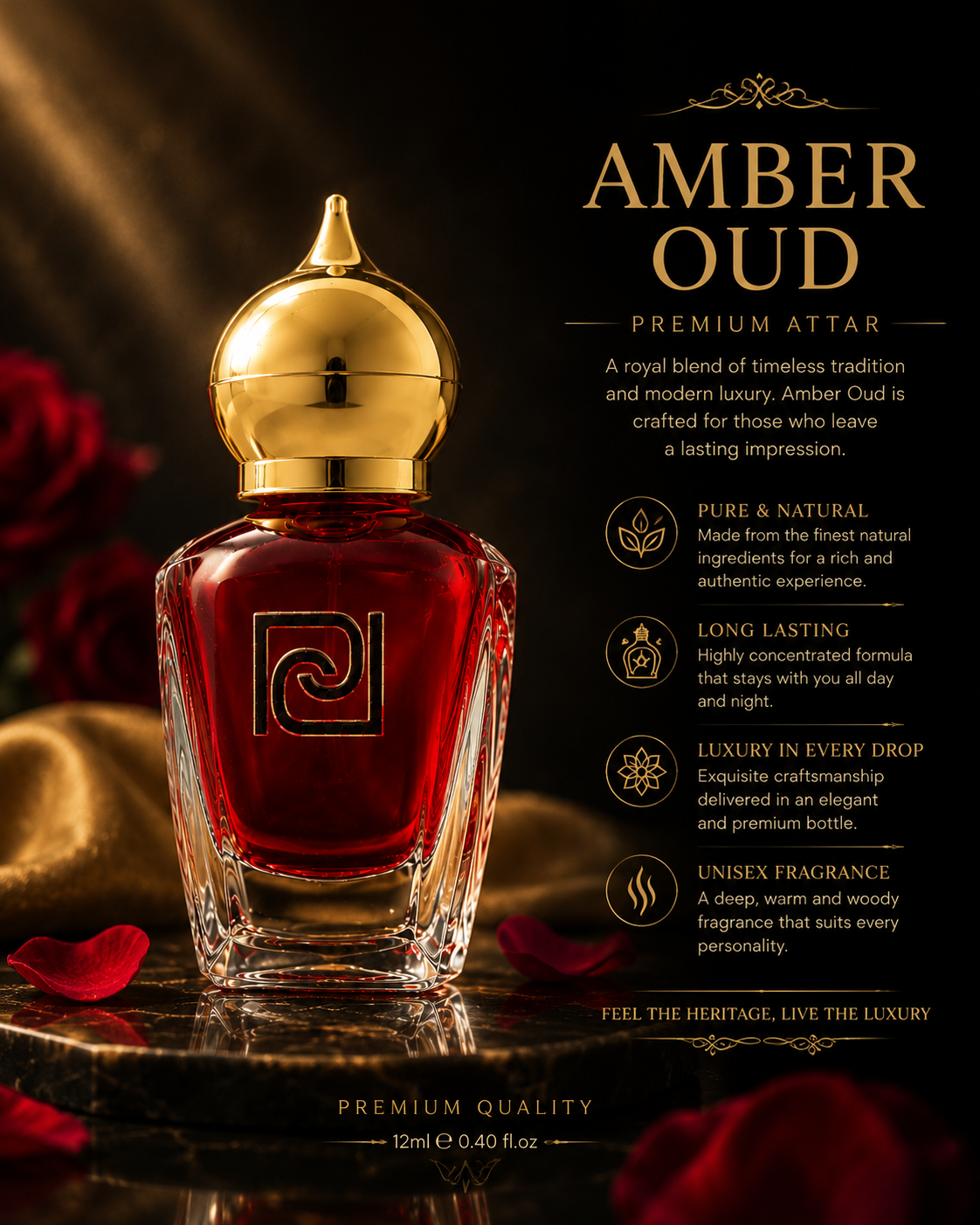 AMBER OUD 5.5 ML ATTAR