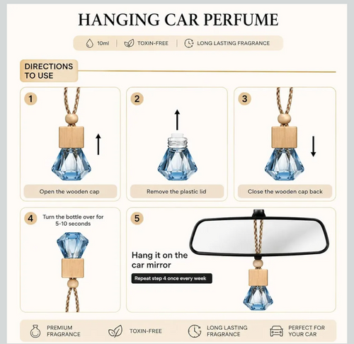 AQUA BLUE 10ML CAR PERUME
