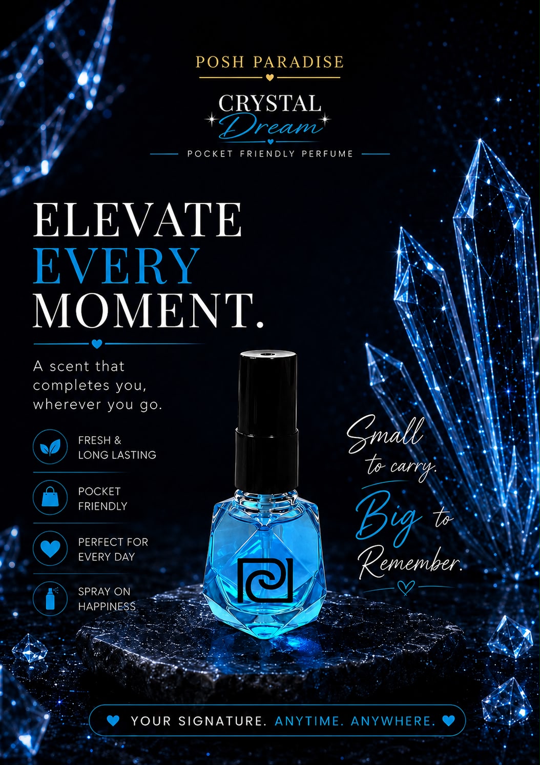 AQUA BLUE POCKET PERFUME 10ML